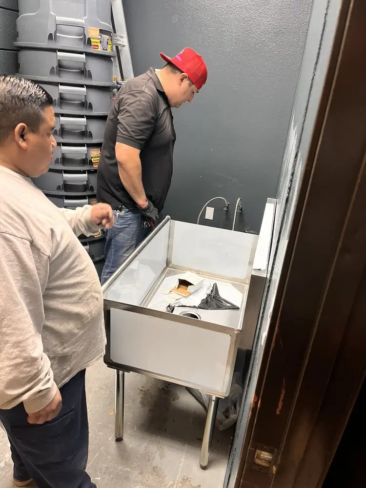 Commercial plumbing and sink installation in North Charleston