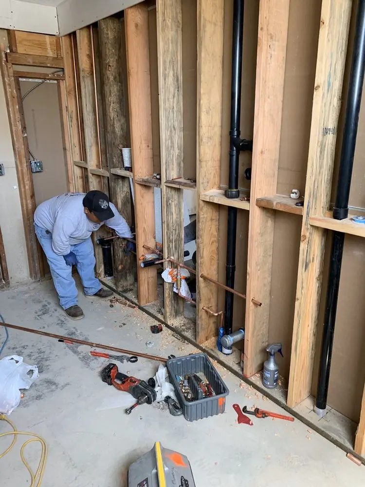 Commercial rough-in plumbing for Water Heater Replacement in North Charleston